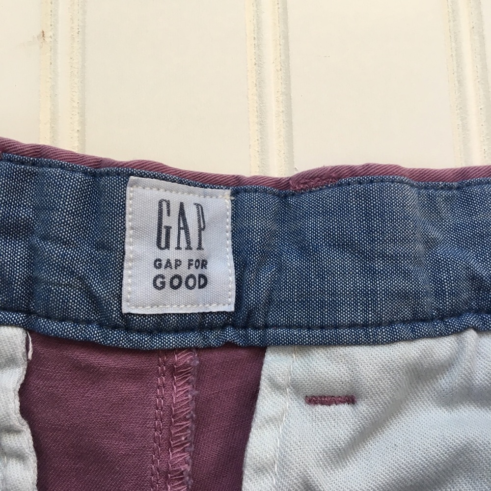 GAP men’s purple shorts SIZE 28 - Picture 6 of 8